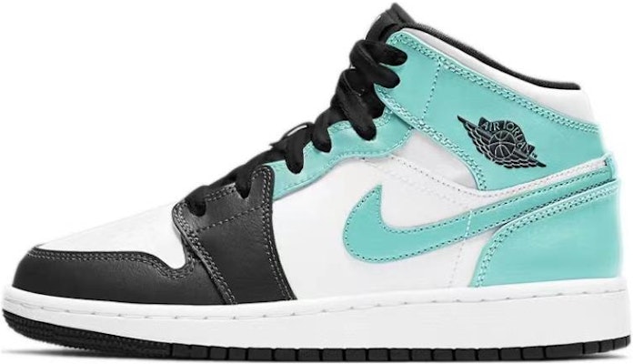 【定制球鞋】Jordan Air Jordan 1 Mid 電玩 電路線 立體按鍵 中幫 復古籃球鞋 GS 黑白玫瑰粉 Details for 【定制球鞋】Jordan Air Jordan 1 Mid 電玩 電路線 立體按鍵 中幫 復古籃球鞋 GS 黑白玫瑰粉