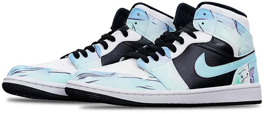 에어 조던 1 미드 "블루 블랙 화이트" 커스텀 (48 characters) 554724-132(Teamone-AJ男款未来) Lookbook 에어 조던 1 미드 "블루 블랙 화이트" 커스텀 (48 characters) 554724-132(Teamone-AJ男款未来)