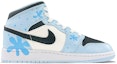 Order 【訂製球鞋】Jordan Air Jordan 1 球場精靈 藍色公仔 可愛 頑皮 中筒 復古籃球鞋 GS 藍黑白