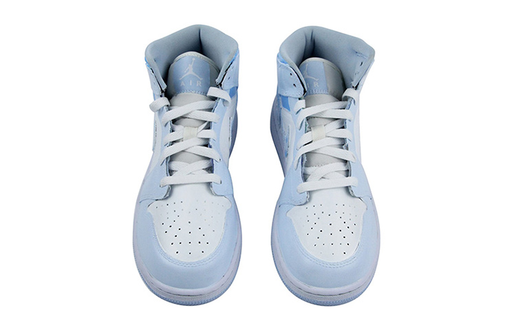 Shop カスタムAJ1ミッド "ブルーラバー" 555112-401(Team39-AMY25蓝色恋人)