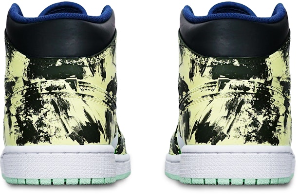 에어 조던 1 미드 '블루 민트 잉크' (커스텀) 554725-413(TeamT-水墨染黑白黄女S-BOX) Shop 에어 조던 1 미드 '블루 민트 잉크' (커스텀) 554725-413(TeamT-水墨染黑白黄女S-BOX)