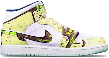 【定製球鞋】 Jordan Air Jordan 1 Mid 藍薄荷 賽博朋克 戰損高達機械風 限量鞋盒 中幫 復古籃球鞋 GS 沙漠黃 Order 【定製球鞋】 Jordan Air Jordan 1 Mid 藍薄荷 賽博朋克 戰損高達機械風 限量鞋盒 中幫 復古籃球鞋 GS 沙漠黃