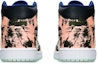 Shop 【定制球鞋】Jordan Air Jordan 1 Mid 藍薄荷 國潮水墨染 手繪 限量特殊鞋盒 復古籃球鞋 男款 黑白