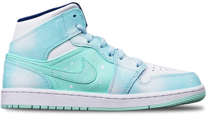 Jordan 1 Mid "Azul Menta Copo Navidad" 554725-413(TeamT-蒂芙尼融雪女S-BOX) Order Jordan 1 Mid "Azul Menta Copo Navidad" 554725-413(TeamT-蒂芙尼融雪女S-BOX)