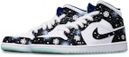 Lookbook Jordan 1 Mid "Azul Menta Copo Navidad" 554725-413(TeamT-黑白雪花女S-BOX)