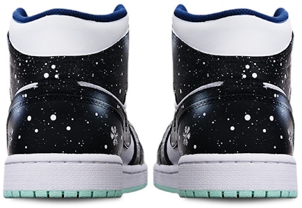 에어 조던 1 미드 '블루 민트 스노우플레이크 크리스마스' (커스텀) 554725-413(TeamT-黑白雪花女S-BOX) Shop 에어 조던 1 미드 '블루 민트 스노우플레이크 크리스마스' (커스텀) 554725-413(TeamT-黑白雪花女S-BOX)