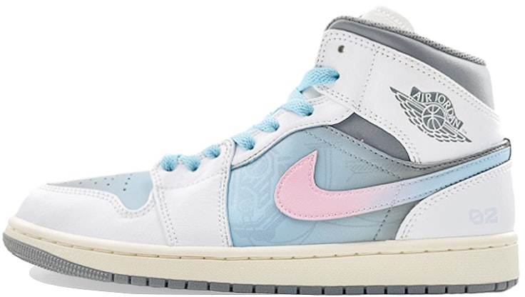 custom-shoes-air-jordan-1-mid-blue-pink