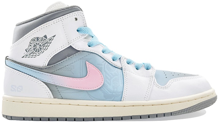 에어 조던 1 미드 '블루핑크' (커스텀) 554724-135(Team113-机能玩家) Order 에어 조던 1 미드 '블루핑크' (커스텀) 554724-135(Team113-机能玩家)