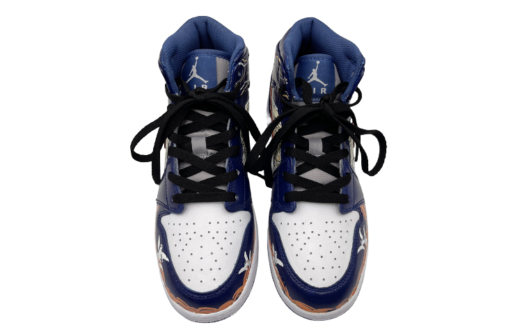 [Custom Shoes] Jordan 1 Mid 'Blue Sky and White Clouds' 圖 5