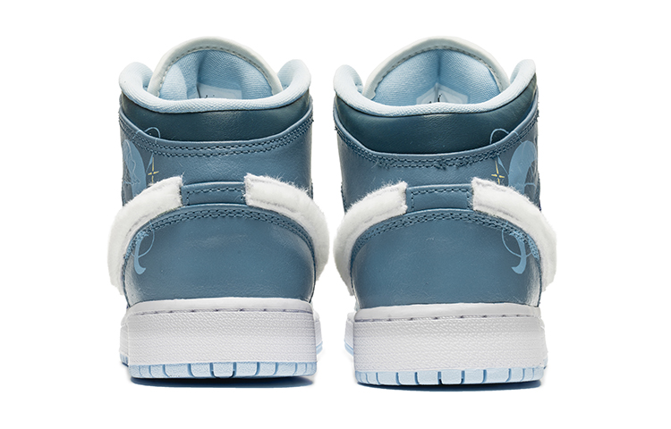 Shop 에어 조던 1 미드 '푸른별밤' (Air Jordan 1 Mid 'Pureunbyeolbam') 555112-401(TeamB-星月克莱因蓝)