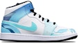 Order 에어 조던 1 미드 '블루 화이트 게이밍' (커스텀) 554725-132(Teamone-AJ女款逍遥)