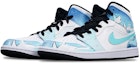 Lookbook 에어 조던 1 미드 '블루 화이트 게이밍' (커스텀) 554725-132(Teamone-AJ女款逍遥)