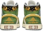 Shop 【訂製球鞋】Jordan Air Jordan 1 Mid FZBB 國風禮盒 青銅花紋 CNY 中幫 做舊 中幫 復古籃球鞋 男款 綠白