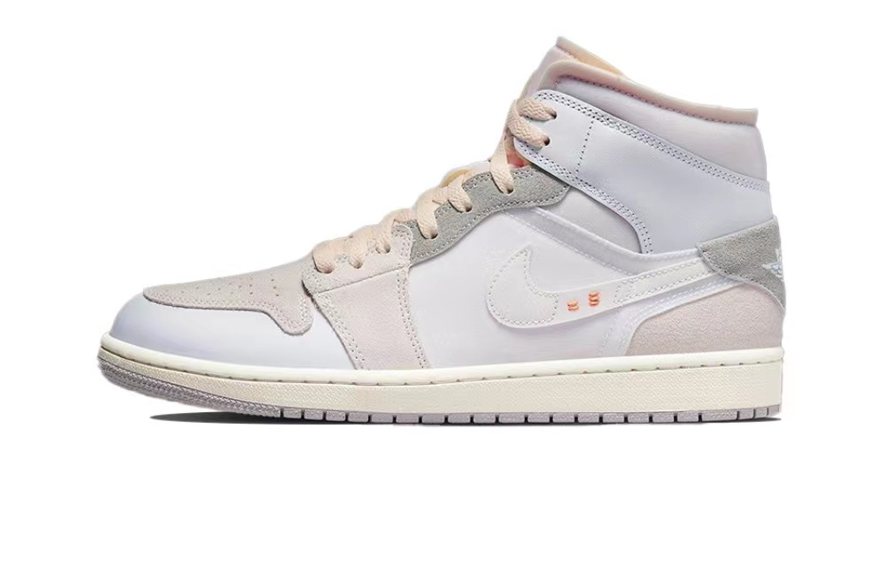 Details for [Zapatillas Personalizadas] Air Jordan 1 Mid 'Cappuccino' DM9652-100(Team51-男款卡布奇诺）