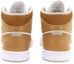 Purchase 【定制球鞋】Jordan Air Jordan 1 Mid 焦糖奶咖 午後時光 麻布 奶油 復古籃球鞋 男款 淺棕色