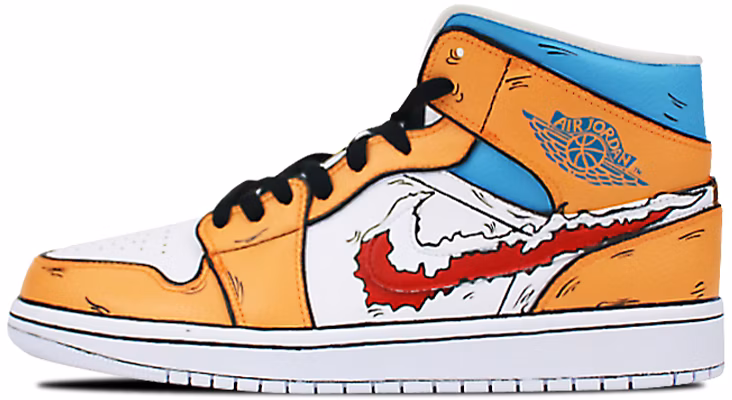 【定製球鞋】Jordan Air Jordan 1 Mid 是在玩鞋 手繪 噴繪 卡通動畫 寶可夢 寵物小精靈 噴火龍 中幫 籃球鞋 男款 橙紅藍 Buy 【定製球鞋】Jordan Air Jordan 1 Mid 是在玩鞋 手繪 噴繪 卡通動畫 寶可夢 寵物小精靈 噴火龍 中幫 籃球鞋 男款 橙紅藍