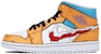 에어 조던 1 미드 '차리자드' (커스텀) 554724-126(Team叁-男宠物小精灵橙红蓝喷火龙)