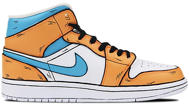 【定製球鞋】Jordan Air Jordan 1 Mid 是在玩鞋 手繪 噴繪 卡通動畫 寶可夢 寵物小精靈 噴火龍 中幫 籃球鞋 男款 橙紅藍 Order 【定製球鞋】Jordan Air Jordan 1 Mid 是在玩鞋 手繪 噴繪 卡通動畫 寶可夢 寵物小精靈 噴火龍 中幫 籃球鞋 男款 橙紅藍