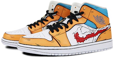 Zapatillas Personalizadas Air Jordan 1 Mid "Charizard" 554724-126(Team叁-男宠物小精灵橙红蓝喷火龙) Lookbook Zapatillas Personalizadas Air Jordan 1 Mid "Charizard" 554724-126(Team叁-男宠物小精灵橙红蓝喷火龙)