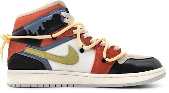 에어 조던 1 미드 '치즈 클라우드 블랙 레드' (커스텀) DM9652-100(Team16-男款芝士流云红) Order 에어 조던 1 미드 '치즈 클라우드 블랙 레드' (커스텀) DM9652-100(Team16-男款芝士流云红)