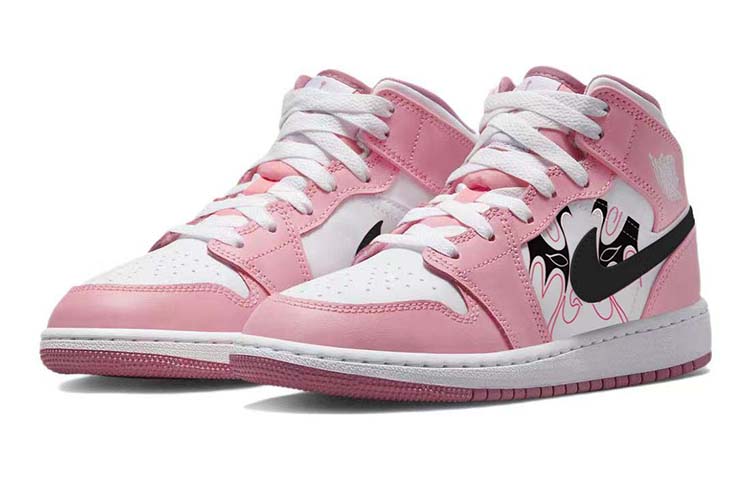 Lookbook [Kasut Custom] Air Jordan 1 Mid 'Estetik Cina Muka Opera Merah' DQ8423-616(Team56-东方美学)