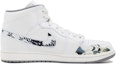Order 【訂製籃球鞋】Jordan Air Jordan 1 國潮 藝術國風 防滑耐磨 中筒 復古籃球鞋 男款 黑白