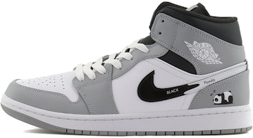 【定制球鞋】Jordan Air Jordan 1 Mid 新中式 中國風 可愛貓 新春出遊 中幫 復古籃球鞋 男款 白粉黑 Buy 【定制球鞋】Jordan Air Jordan 1 Mid 新中式 中國風 可愛貓 新春出遊 中幫 復古籃球鞋 男款 白粉黑