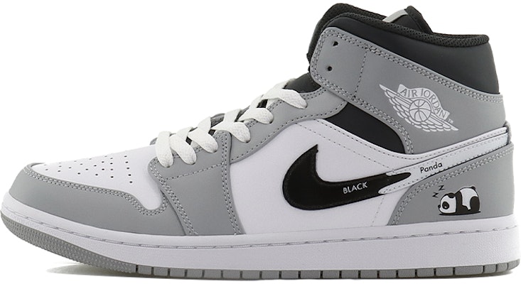 【定制球鞋】Jordan Air Jordan 1 Mid 新中式 中國風 可愛貓 新春出遊 中幫 復古籃球鞋 男款 白粉黑 Buy 【定制球鞋】Jordan Air Jordan 1 Mid 新中式 中國風 可愛貓 新春出遊 中幫 復古籃球鞋 男款 白粉黑