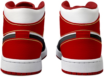 【訂製球鞋】Jordan Air Jordan 1 Mid OKHR 中國結 金兔 祥雲 二次元 中幫 復古籃球鞋 男款 黑紅 Purchase 【訂製球鞋】Jordan Air Jordan 1 Mid OKHR 中國結 金兔 祥雲 二次元 中幫 復古籃球鞋 男款 黑紅