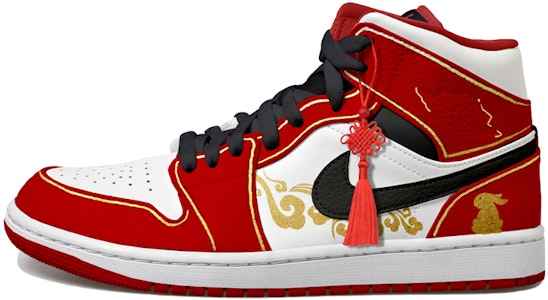 カスタムAJ1ミッド "チャイナノット" (赤/白) 554724-074(Team拾玖-白红中国结男S-BOX) Order カスタムAJ1ミッド "チャイナノット" (赤/白) 554724-074(Team拾玖-白红中国结男S-BOX)