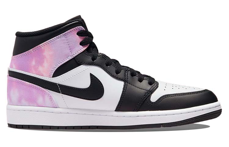Order Air Jordan 1 Mid "Paisaje Chino" Negro/Blanco/Rosa DM6216-001(Team56-山河如画)