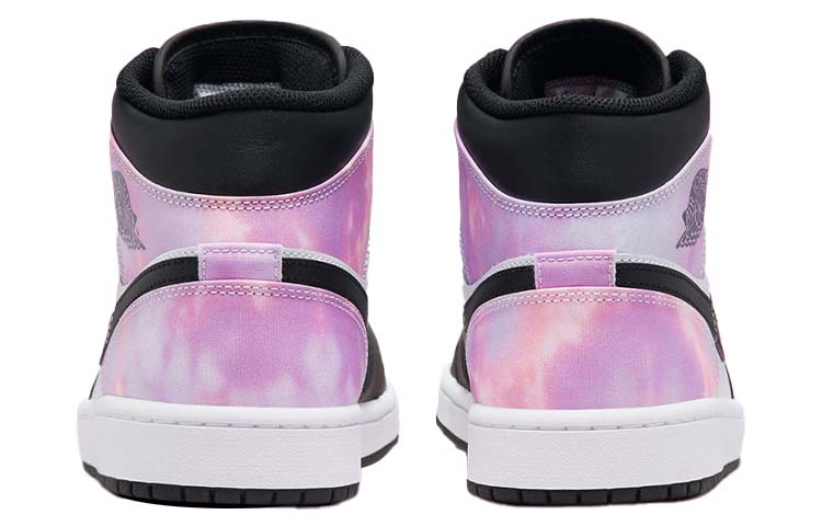 Shop Air Jordan 1 Mid "Paisaje Chino" Negro/Blanco/Rosa DM6216-001(Team56-山河如画)