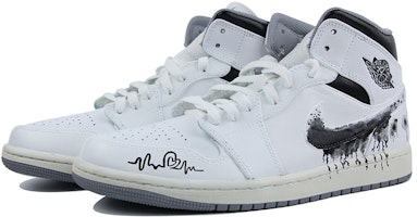 Zapatillas Personalizadas Air Jordan 1 Mid 'Blanco Negro Moderno Chino' 554724-135(Team39-AMY26黑白QD) Lookbook Zapatillas Personalizadas Air Jordan 1 Mid 'Blanco Negro Moderno Chino' 554724-135(Team39-AMY26黑白QD)