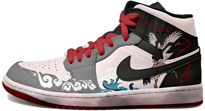 custom-shoes-air-jordan-1-mid-chinese-new-year-gray-pink-black