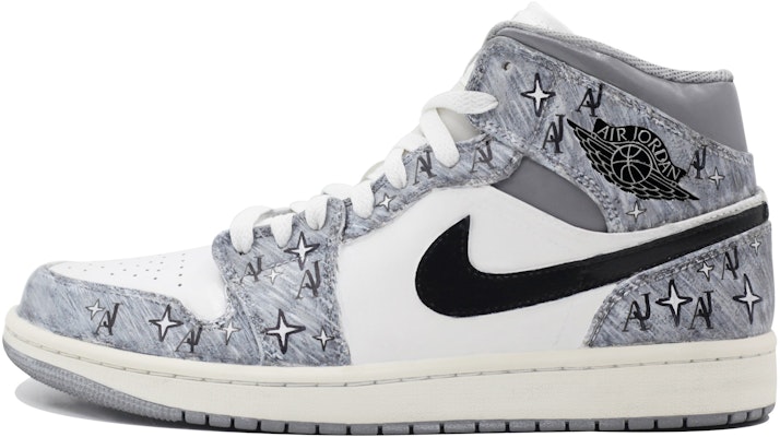 에어 조던 1 미드 '설날 그레이 화이트' (커스텀) 554724-135(Team39-AMY169AJ) Order 에어 조던 1 미드 '설날 그레이 화이트' (커스텀) 554724-135(Team39-AMY169AJ)