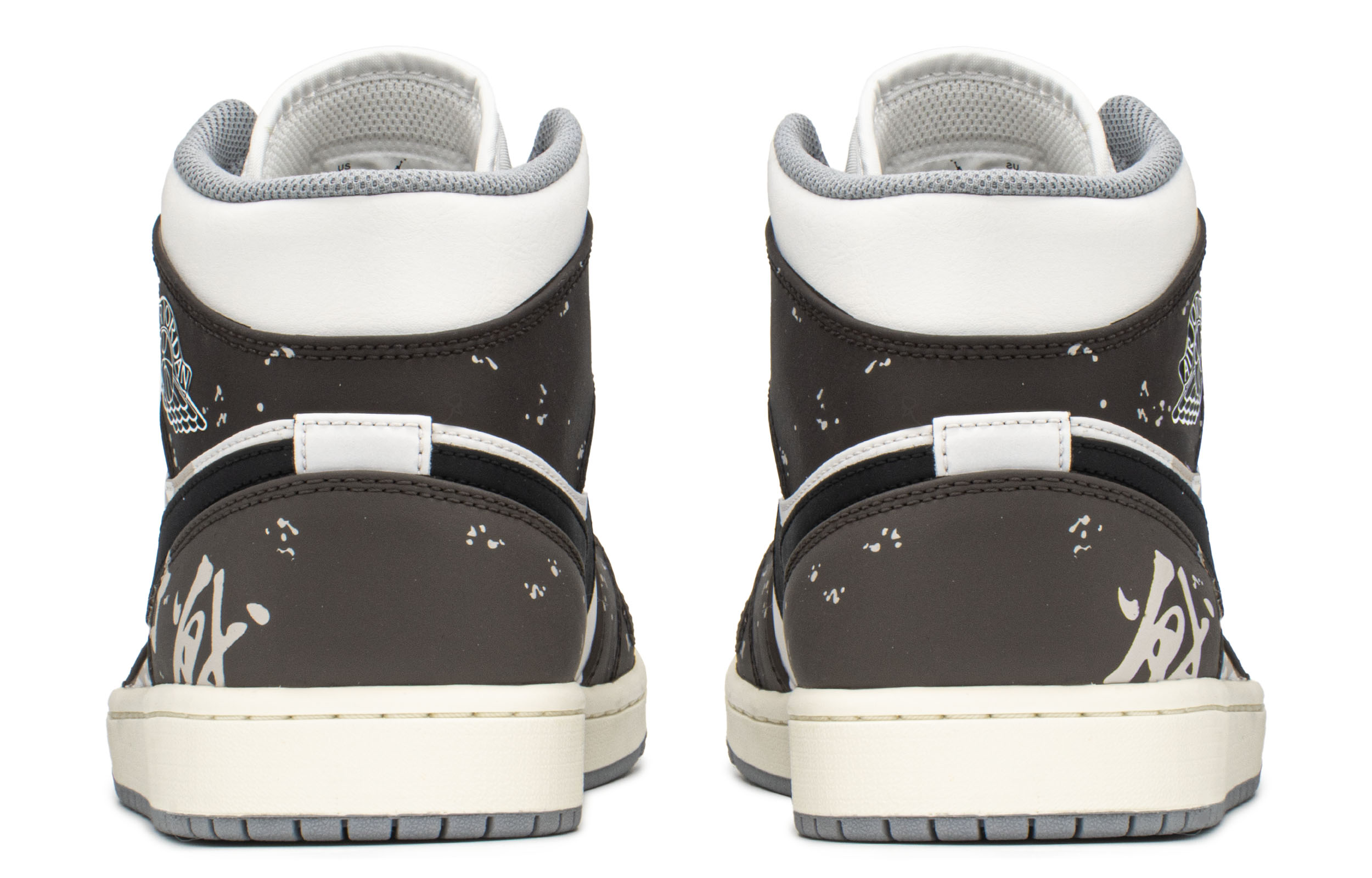 Shop [Zapatos Personalizados] Air Jordan 1 Mid 'Año Nuevo Chino Bestia Nian' 554724-135(TeamA-AJ男除夕年兽)