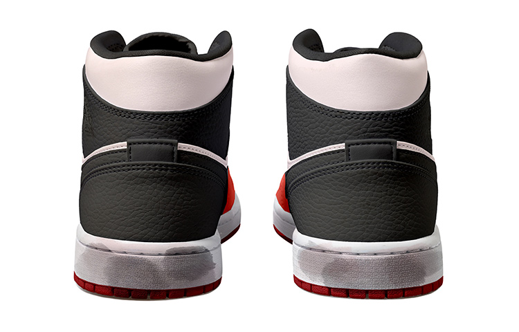 Purchase [Sepatu Custom] Air Jordan 1 Mid 'Tahun Baru Imlek' 554725-074(Team拾玖-黑粉祥云女S-BOX)