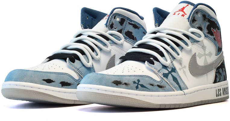Air Jordan 1 Mid "San Valentín Chino" Gris/Blanco/Azul DN3706-401(TeamE-男款阴影灰白蓝) Lookbook Air Jordan 1 Mid "San Valentín Chino" Gris/Blanco/Azul DN3706-401(TeamE-男款阴影灰白蓝)