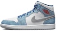 Sizing Air Jordan 1 Mid "San Valentín Chino" Gris/Blanco/Azul DN3706-401(TeamE-男款阴影灰白蓝)