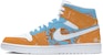 에어 조던 1 미드 '홍야동 사이버펑크' (커스텀) 554724-130(TeamE-男款重庆洪崖洞蓝黄)