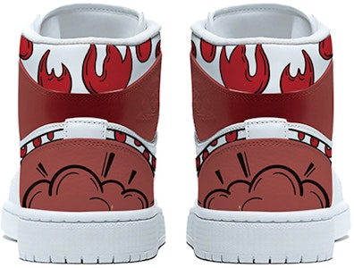 【定制球鞋】 Jordan Air Jordan 1 Mid 重慶 老火鍋 噴繪 中國風主題定制 耐磨防滑 中幫 復古籃球鞋 男款 紅白 Shop 【定制球鞋】 Jordan Air Jordan 1 Mid 重慶 老火鍋 噴繪 中國風主題定制 耐磨防滑 中幫 復古籃球鞋 男款 紅白