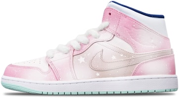 Jordan 1 Mid "Copo Nieve Rosa" (Personalizadas) 554725-413(TeamT-桃红白融雪女S-BOX) Buy Jordan 1 Mid "Copo Nieve Rosa" (Personalizadas) 554725-413(TeamT-桃红白融雪女S-BOX)