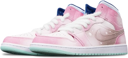 Jordan 1 Mid "Copo Nieve Rosa" (Personalizadas) 554725-413(TeamT-桃红白融雪女S-BOX) Lookbook Jordan 1 Mid "Copo Nieve Rosa" (Personalizadas) 554725-413(TeamT-桃红白融雪女S-BOX)