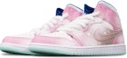 Lookbook Jordan 1 Mid "Copo Nieve Rosa" (Personalizadas) 554725-413(TeamT-桃红白融雪女S-BOX)