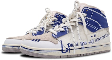 カスタムAJ1ミッド「雲とブルーベル」 DQ3726-100(Team53-女款云海风铃) Lookbook カスタムAJ1ミッド「雲とブルーベル」 DQ3726-100(Team53-女款云海风铃)