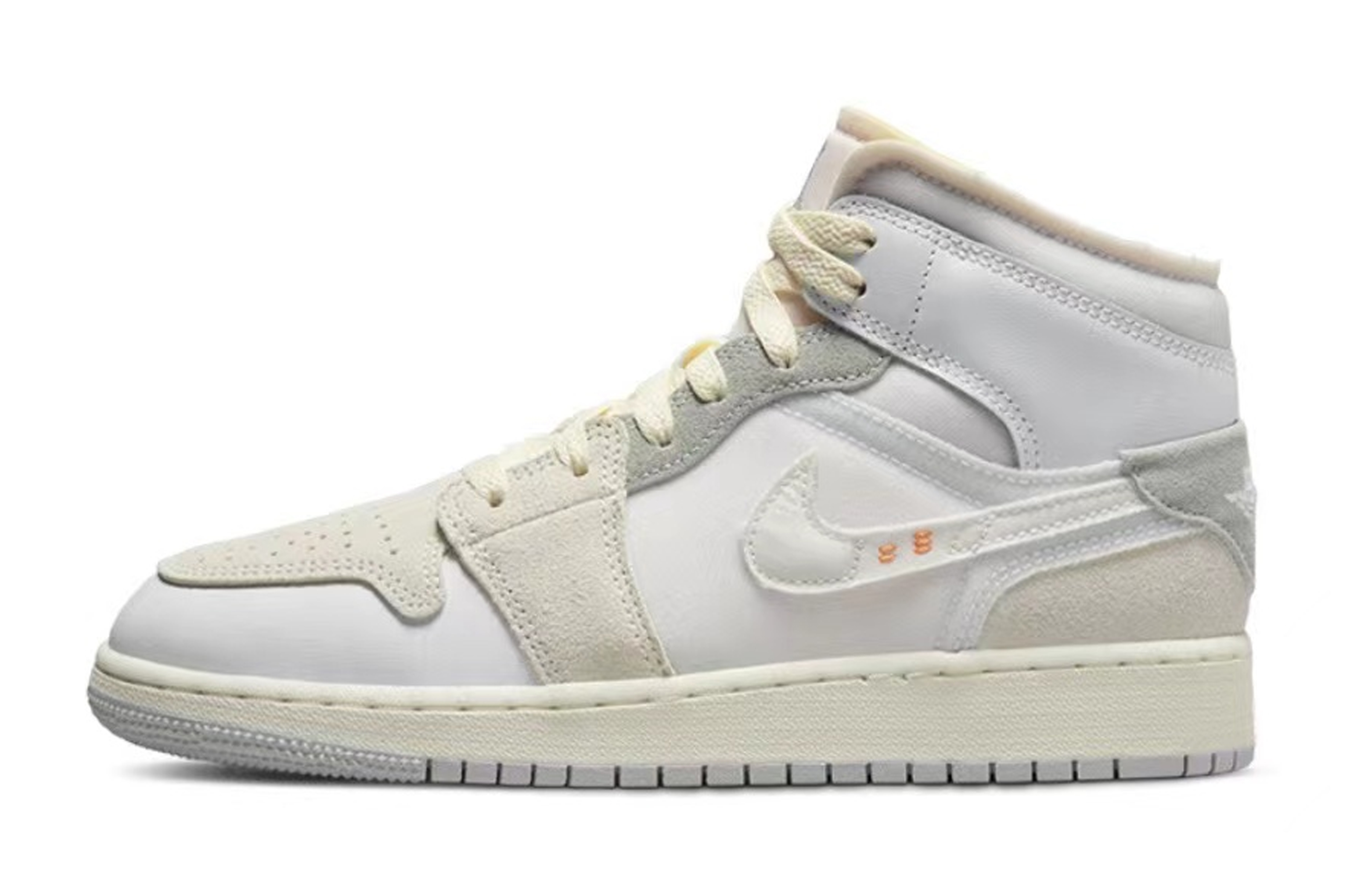 Details for [Kasut Custom] Air Jordan 1 Mid 'Cloud dan Blue Bell' DQ3726-100(Team53-女款云海风铃)