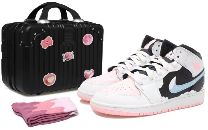 custom-shoes-air-jordan-1-mid-cloud-bunny-blue-sky