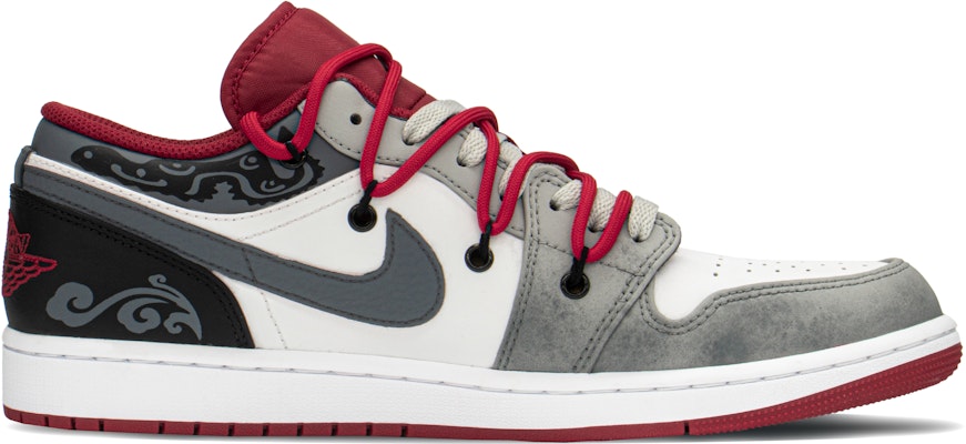 カスタム エアジョーダン1 MID "クラウドインク" 553558-163(TeamA-AJ男云墨黑红S-BOX) Order カスタム エアジョーダン1 MID "クラウドインク" 553558-163(TeamA-AJ男云墨黑红S-BOX)