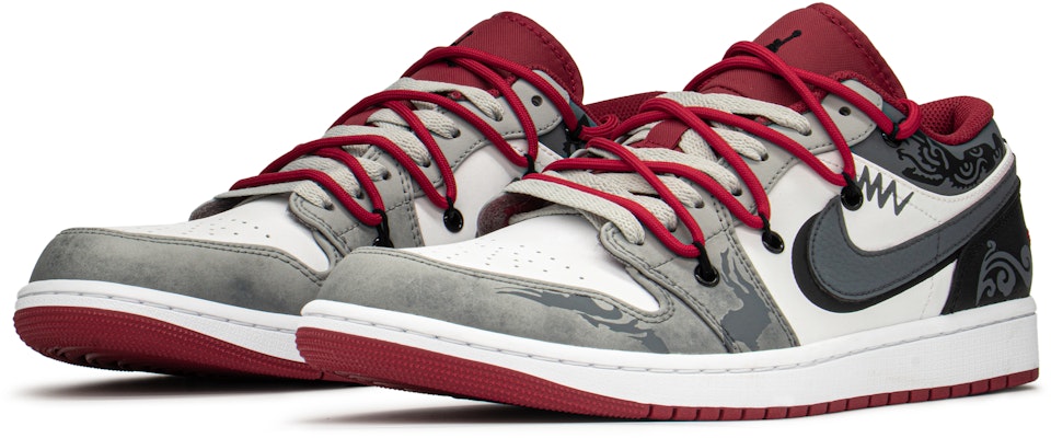 カスタム エアジョーダン1 MID "クラウドインク" 553558-163(TeamA-AJ男云墨黑红S-BOX) Lookbook カスタム エアジョーダン1 MID "クラウドインク" 553558-163(TeamA-AJ男云墨黑红S-BOX)