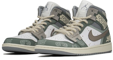 Jordan 1 Mid "Año Nuevo Chino" Bronce/Verde 554724-135(TeamA-AJ男青铜器S-BOX) Lookbook Jordan 1 Mid "Año Nuevo Chino" Bronce/Verde 554724-135(TeamA-AJ男青铜器S-BOX)